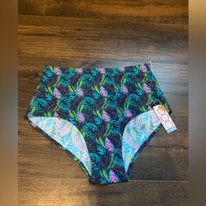 Cheek Boss Briefs Jungle Leaves NWT Size 2XL